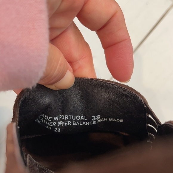 DANSKO Brown Leather Suede Slip on Heels/Clogs - Picture 10 of 10